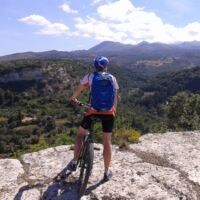 Eleftherna-MTB View from Eleftherna Rock Eleftherna-MTB View from Eleftherna Rock