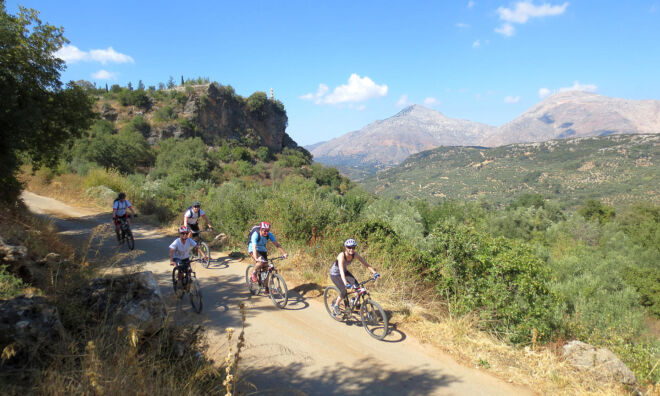 Psiloritis mountain biking tour Psiloritis mountain biking tour
